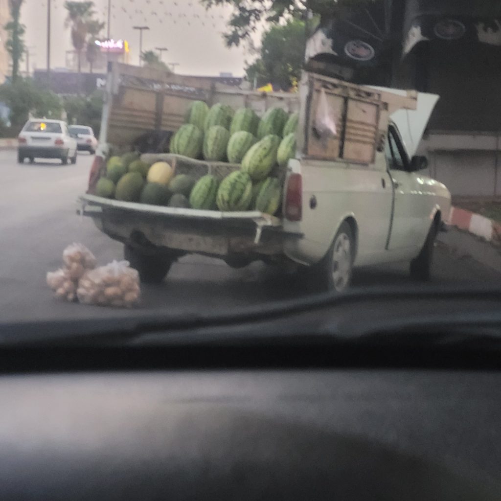 هندوانه ، خربزه وانتی